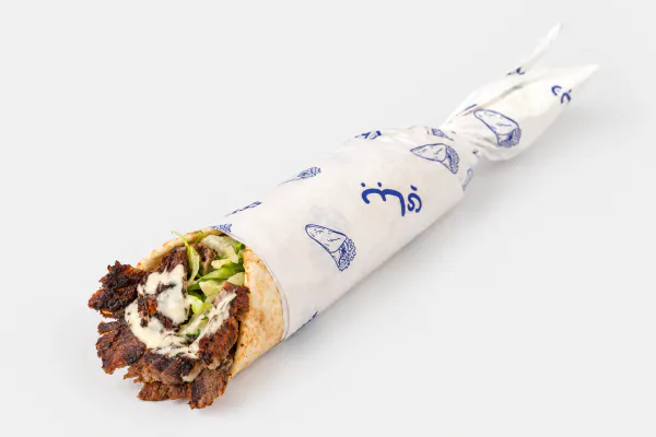Beef Shawarma Saj bread